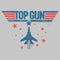 Junior's Top Gun Fighter Jet and Stars Logo T-Shirt