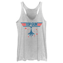 Women's Top Gun Fighter Jet and Stars Logo Racerback Tank Top