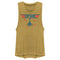 Junior's Top Gun Fighter Jet and Stars Logo Festival Muscle Tee