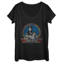 Women's Top Gun Retro Iceman Scoop Neck