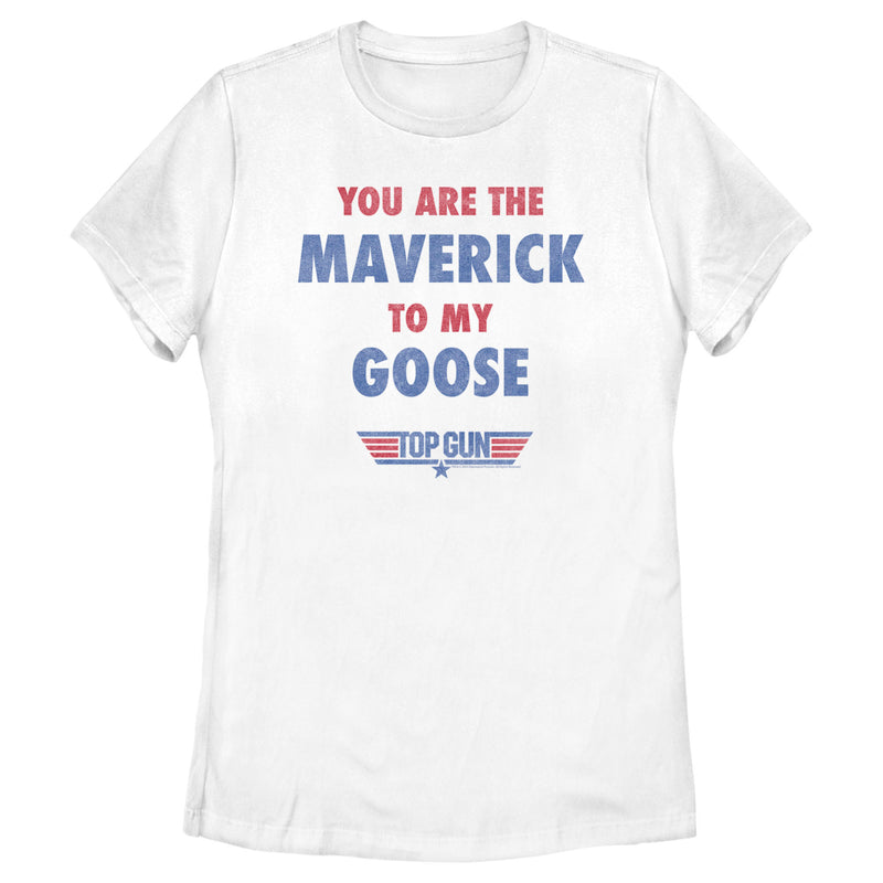 Women's Top Gun You Are the Maverick to My Goose T-Shirt