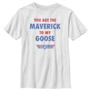 Boy's Top Gun You Are the Maverick to My Goose T-Shirt