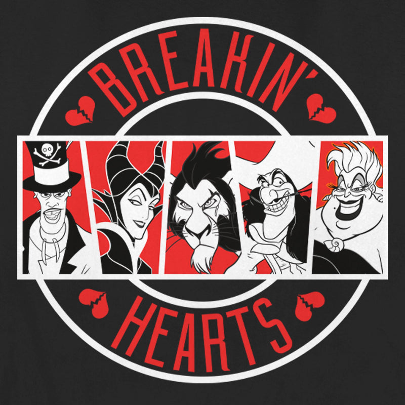Women's Disney Villains Valentine's Day Breakin' Hearts T-Shirt