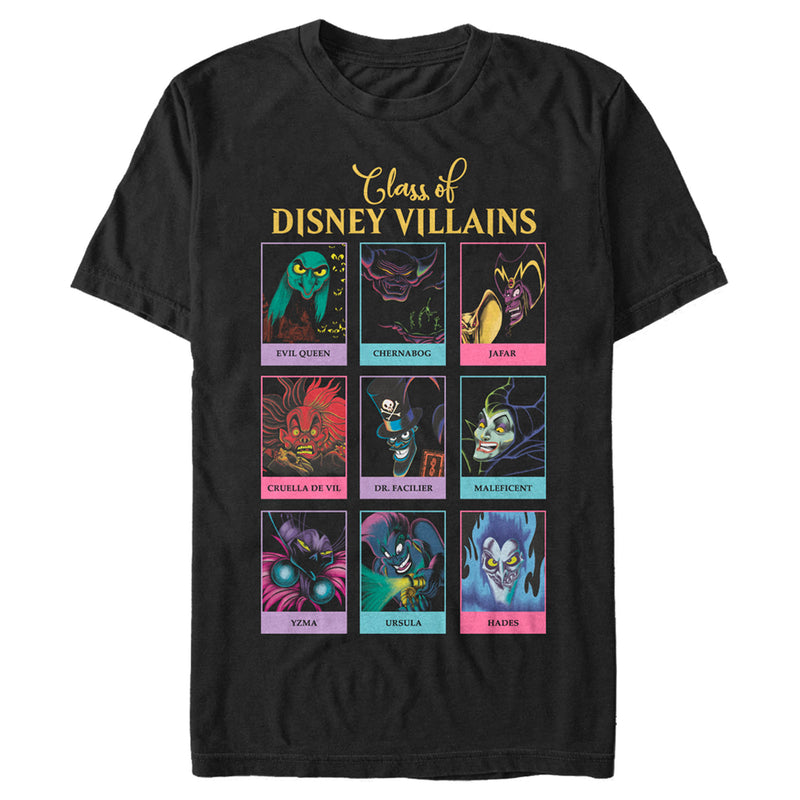 Men's Disney Class of Evil Character Yearbook T-Shirt