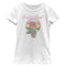 Girl's Beauty and the Beast Retro Rose T-Shirt