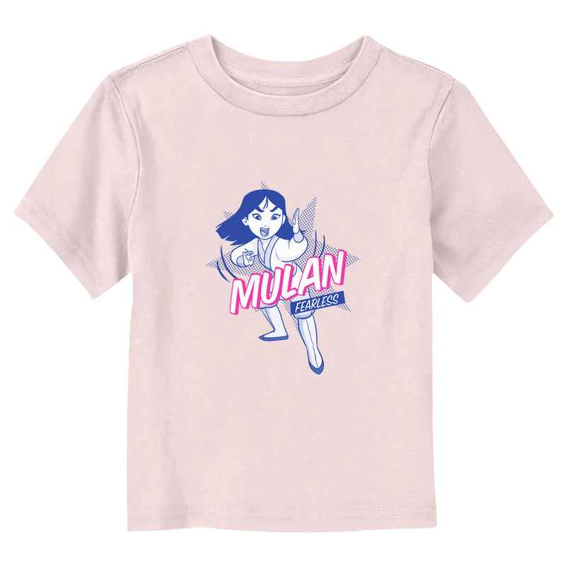 Toddler's Mulan Fearless Character T-Shirt