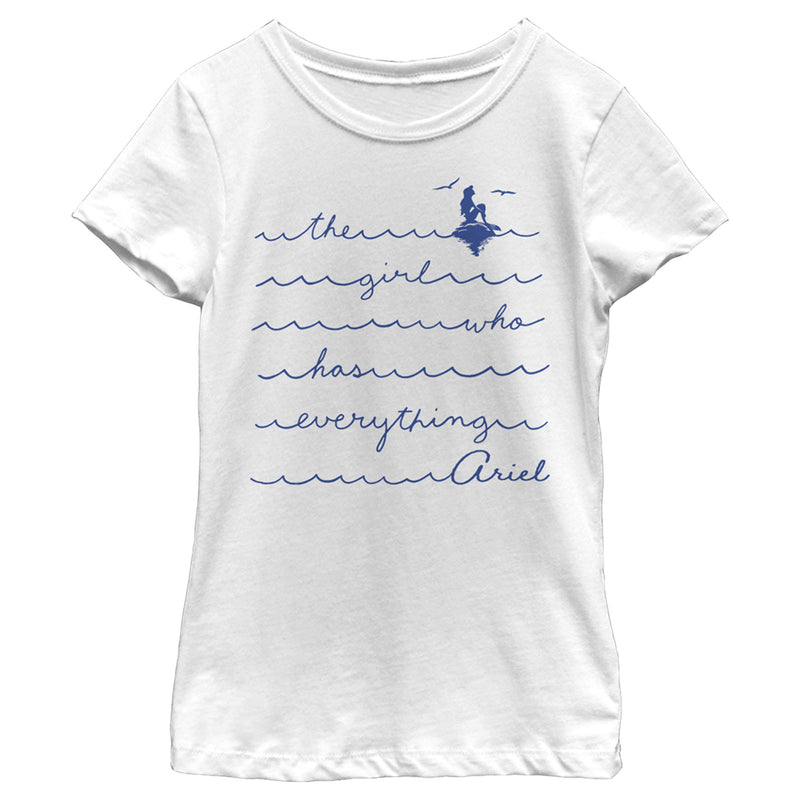 Girl's The Little Mermaid Ariel Has Everything T-Shirt