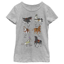 Girl's Disney Favorite Horse Characters T-Shirt