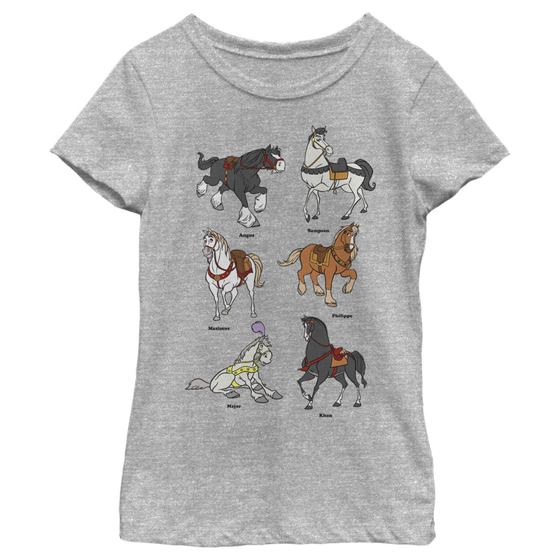 Girl's Disney Favorite Horse Characters T-Shirt