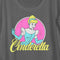 Women's Cinderella Distressed Logo Scoop Neck