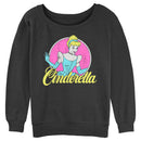 Junior's Cinderella Distressed Logo Sweatshirt