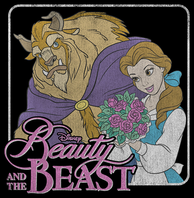 Men's Beauty and the Beast Bouquet Frame T-Shirt