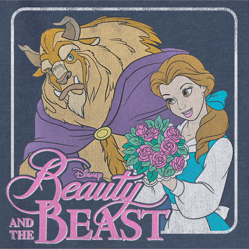 Junior's Beauty and the Beast Bouquet Frame Sweatshirt