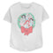 Women's Disney Princesses Princesses Christmas Wreath T-Shirt