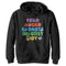 Boy's Inside Out Fear Anger Sadness Disgust Joy Pull Over Hoodie