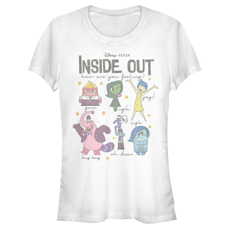 Junior's Inside Out Feeling Emotions and Bing Bong T-Shirt