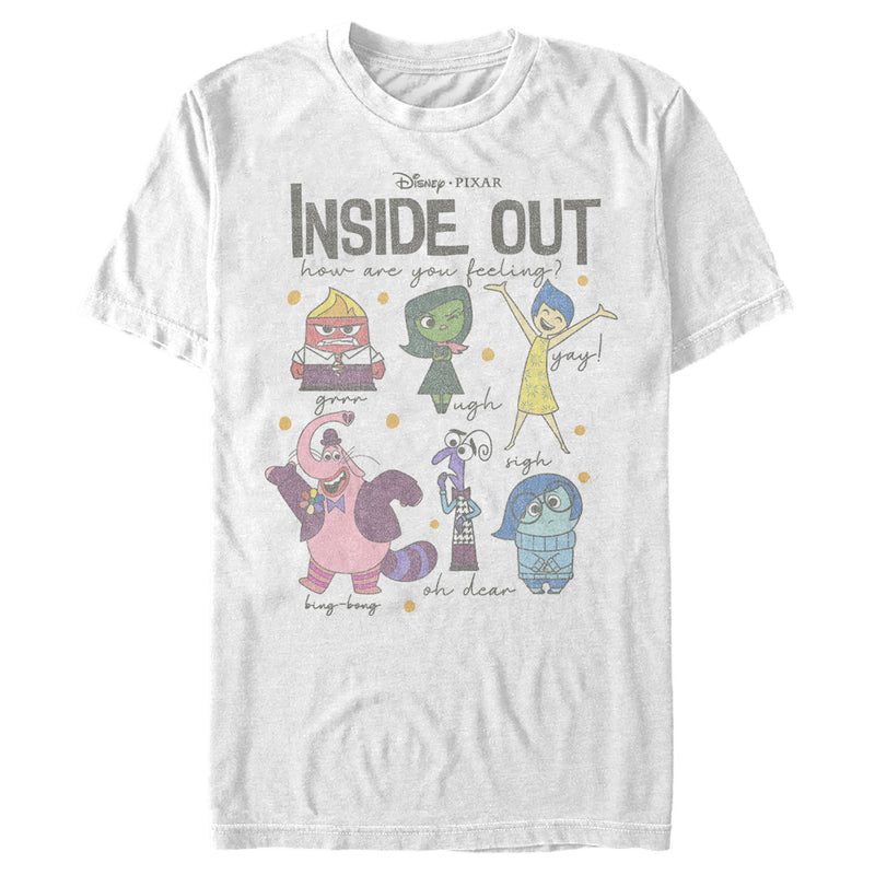 Men's Inside Out Feeling Emotions and Bing Bong T-Shirt