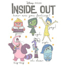 Men's Inside Out Feeling Emotions and Bing Bong T-Shirt