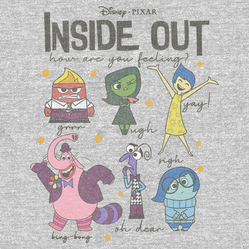 Men's Inside Out Feeling Emotions and Bing Bong Sweatshirt