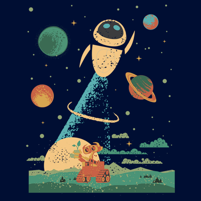 Boy's Wall-E Wall-E & EVE in Space T-Shirt