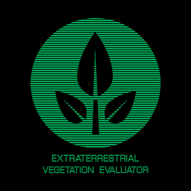 Men's Wall-E EVE Extraterrestrial Vegetation Evaluator Logo T-Shirt