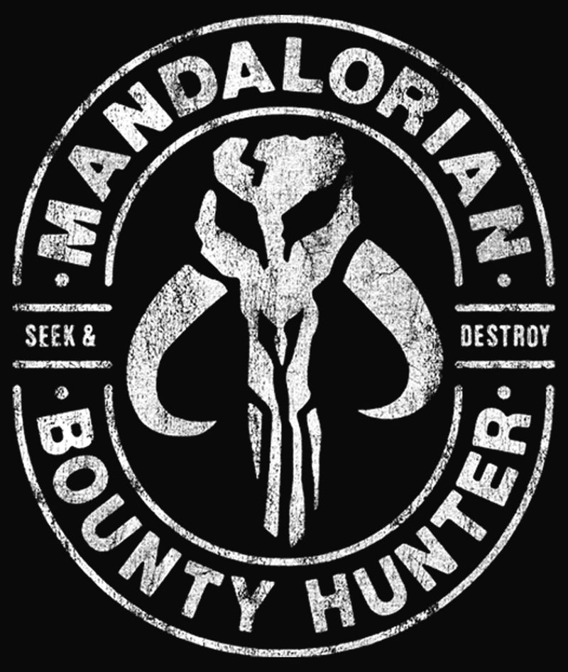 Junior's Star Wars: The Mandalorian Seek & Destroy Stamp Sweatshirt