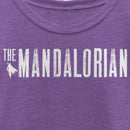 Girl's Star Wars: The Mandalorian Distressed Title Logo T-Shirt