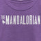 Girl's Star Wars: The Mandalorian Distressed Title Logo T-Shirt