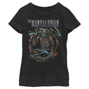 Girl's Star Wars: The Mandalorian Cosmic Mando T-Shirt