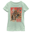 Girl's Star Wars: The Mandalorian Old School Poster T-Shirt