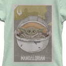 Girl's Star Wars: The Mandalorian The Child Cradle T-Shirt