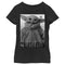 Girl's Star Wars: The Mandalorian The Child Grayscale Pose T-Shirt