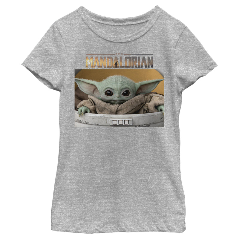 Girl's Star Wars: The Mandalorian The Child Bassinet T-Shirt