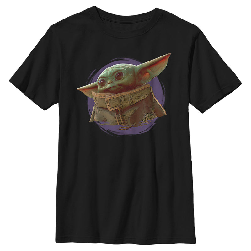 Boy's Star Wars: The Mandalorian The Child Circle Halo T-Shirt