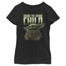 Girl's Star Wars: The Mandalorian The Child Text T-Shirt