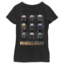 Girl's Star Wars: The Mandalorian Helmet Box Up T-Shirt