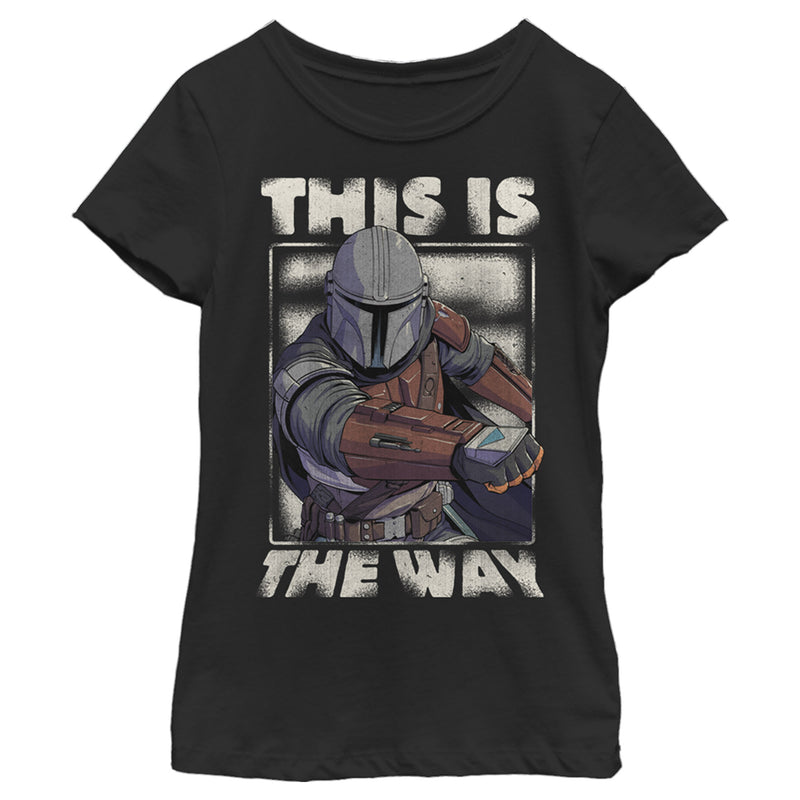 Girl's Star Wars: The Mandalorian This Is The Way Mando T-Shirt