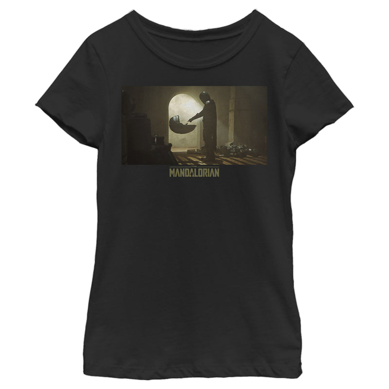 Girl's Star Wars: The Mandalorian The Child Bounty Connection T-Shirt