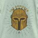 Girl's Star Wars: The Mandalorian The Armorer Helmet T-Shirt