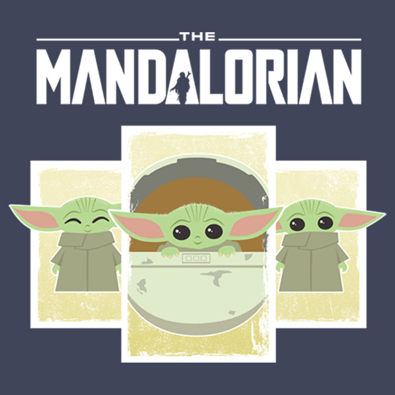 Boy's Star Wars: The Mandalorian The Child Cartoon Cards T-Shirt