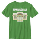 Boy's Star Wars: The Mandalorian The Child Cartoon Cards T-Shirt