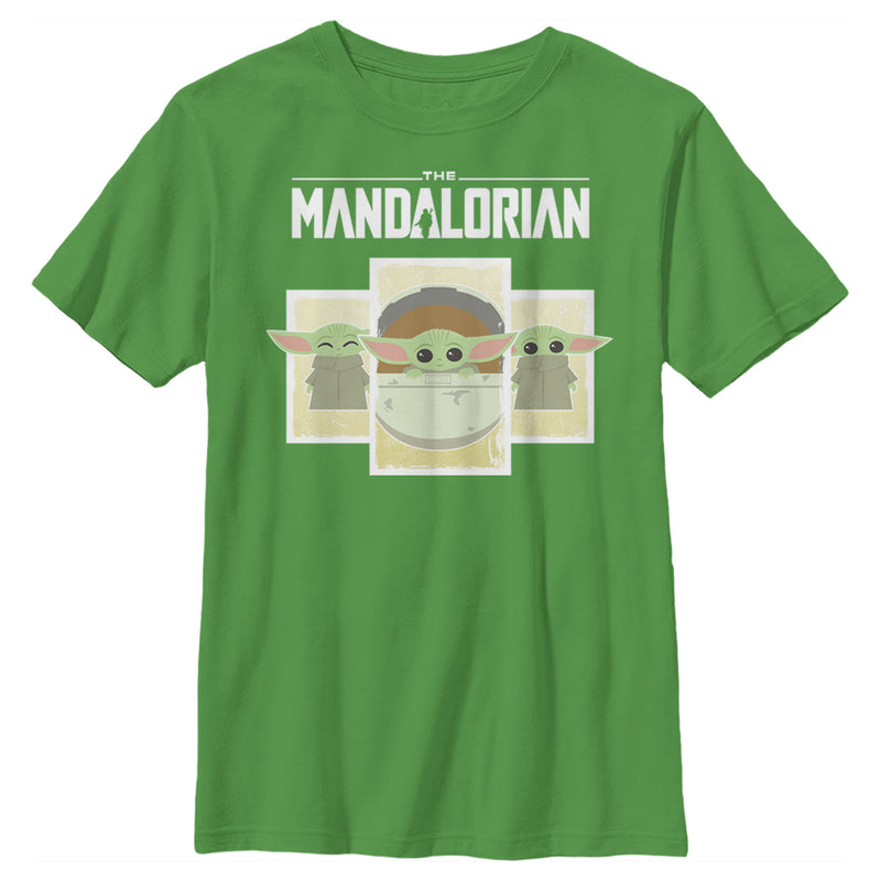 Boy's Star Wars: The Mandalorian The Child Cartoon Cards T-Shirt