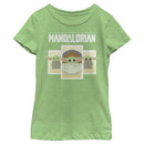 Girl's Star Wars: The Mandalorian The Child Cartoon Cards T-Shirt