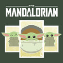 Junior's Star Wars: The Mandalorian The Child Cartoon Cards Festival Muscle Tee