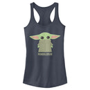 Junior's Star Wars: The Mandalorian The Child Cartoon Shy Racerback Tank Top