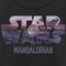 Girl's Star Wars: The Mandalorian The Child Sunset Logo T-Shirt