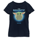 Girl's Star Wars: The Mandalorian The Child The Bounty Fuzzy Halo T-Shirt