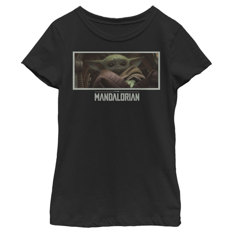 Girl's Star Wars: The Mandalorian The Child Letterbox T-Shirt