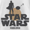 Girl's Star Wars: The Mandalorian The Child and Bounty Hunter Silhouette Sunset T-Shirt