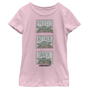 Girl's Star Wars: The Mandalorian The Child Protect Attack Snack T-Shirt